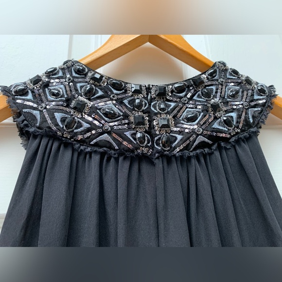 ALICE & OLIVIA 💯 Silk beaded mini dress - Picture 8 of 12